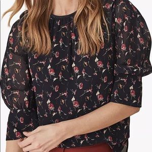 COPY - NWOT Reiss Ella Blouse - floral print